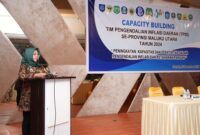 Asisten II Bidang Ekonomi dan Administrasi Pembangunan, Ir. Sri Haryanti Hatari, secara resmi membuka Rapat Koordinasi (Rakor) Capacity Building Tim Pengendalian Inflasi Daerah (CB TPID). 