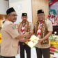 Pj Gubernur dan Ketua Kwarda serta perwakilan dari Kwarnas. 