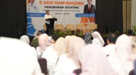 Kepala Bappeda Malut pada kegiatan penilaian kinerja 8 aksi konvergensi penurunan stunting.