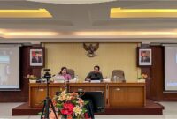 Kepala Bappeda menyampaikan visi RPJPD Malut untuk dua dekade ke depan, yang berlangsung di Ruang Rapat Praja Bhakti Utama, Kemendagri, Jakarta, pada Kamis, (22/8/2024).