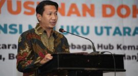 Kepala Bappeda Maluku Utara, Dr. Muhammad Sarmin S. Adam.