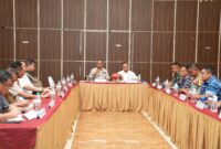 Pj Gubernur rapat bersama dengan perwakilan Kemenpolkam RI.