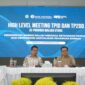 Pj Sekprov saat mengikuti kegiatan high level meeting TPID.