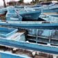 Puluhan perahu bantuan KKP terbengkalai. 