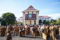 Apel bersama di awal tahun 2025.