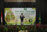 Pj Sekprov Malut saat membuka kegiatan. 