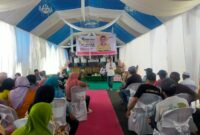 Anggota DPRD Malut, Yusran Pauwah saat reses di Desa Bega. 