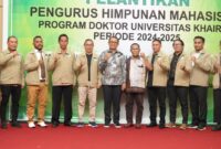 Pj Sekda Malut bersama pengurus HMPD. 