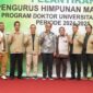 Pj Sekda Malut bersama pengurus HMPD. 