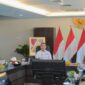 Plt Kepal BPBJ Malut, Abdul Farid Hasan saat saat mendampingi Pj Gubernur Malut menyampaikan sejumlah persoalan kepada Kepala LKPP di Jakarta. 