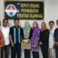 Kadispora Sula dan Anggota DPRD saat melakukan kunjungan kerja di Kemenpora RI.