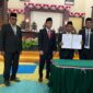 DPRD kabupaten Kepulauan Sula menetapkan Fifian Adeningsi Mus dan M. Saleh Marasabessy sebagai Bupati dan Wakil Bupati 2025-2030