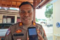 Kasat Lantas Polres Sula, AKP Walid Buamona. 