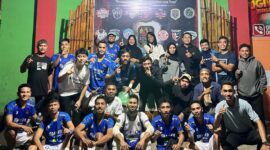 Tim 013 rayakan kemenangan usai tumbangkan angkatan 019.