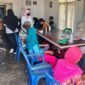 Pemeriksaan kesehatan gratis di Desa Malbufa usai peristiwa bencana alam air pasang yang melanda desa tersebut. 