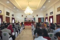 Suasana kegiatan pelatihan aplikasi rumah pendidikan. 