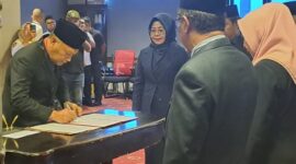 Prosesi pelantikan JPTP di lingkup Provinsi Maluku Utara. 