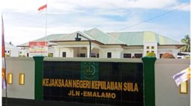 Kantor Kejaksaan Negeri Kepualuan Sula. 
