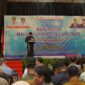 Wakil Gubernur Maluku Utara, Sarbin Sehe saat membuka kegiatan Naker Fest Maluku Utara Job Fair 2025.