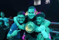 Irman Teapon, petarung asal Sula yang sukses merebut sabuk National Triumph Fight MPI. 