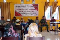 Musyawarah pembentukan koperasi merah putih di Desa Baleha Kabupaten Kepulauan Sula. 