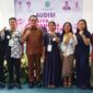 Kepala Dikbud Malut, Abubakar Abdullah bersama 4 peserta terpilih dan para juri. 