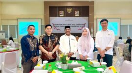 Inspektur Kepulauan Sula, Kamarudin Mahdi menghadiri kegiatan di Kantor BPK Provinsi Maluku Utara. 