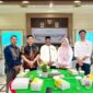 Inspektur Kepulauan Sula, Kamarudin Mahdi menghadiri kegiatan di Kantor BPK Provinsi Maluku Utara. 