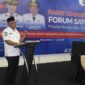 Sekprov Malut, Samsudin A Kadir membuka kegiatan rakor forum satu data di Jati Hotel Ternate. 