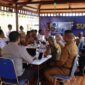 Rapat bersama membahas persiapan kedatangan menteri kesehatan di Kabupaten Kepulauan Sula. 