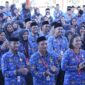 Peserta PPPK saat menerima SK yang diserahkan langsung oleh Wali Kota Tidore Kepulauan, Muhammad Sinen. 