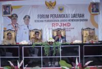 Wali Kota Tidore Kepulauan, Muhammad Sinen memghadiri Forum Perangkat Daerah dalam rangka penyusunan RPJMD.