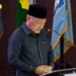Wakil Gubernur Maluku Utara, Sarbin Sehe menyampaikan pidato Ranperda Pertanggungjawaban APBD 2024 di rapat paripurna DPRD. 