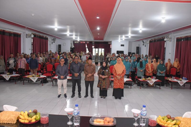Kegiatan gerakan cegah stunting di Kota Tidore Kepulauan. 