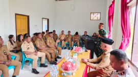 Acara sertijab Camat Mangoli Utara. 