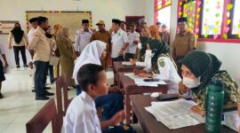 Kegiatan PKG di SMP 1 Sulabesi Timur. 