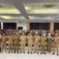 Wagub Malut, Sarbin Sehe bersama dengan pimpinan OPD menghadiri kegiatan rapat koordinasi dan bimbingan teknis yang dilaksanakan oleh Balitbangda Malut.
