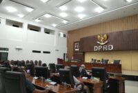 Ruang Paripurna DPRD Kota Tidore Kepulauan. 