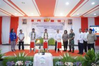 Wakil Wali Kota Tidore Kepulauan, Ahmad Laiman saat membuka kegiatan Sekolah Lapang Cuaca Nelayan. 