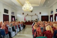 DWP Kabupaten Kepulauan Sula melakukan rapat rutin di istana daerah. 
