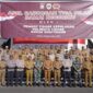 Foto bersama usai melaksanakan apel gabung 3 pilar negeriku. 