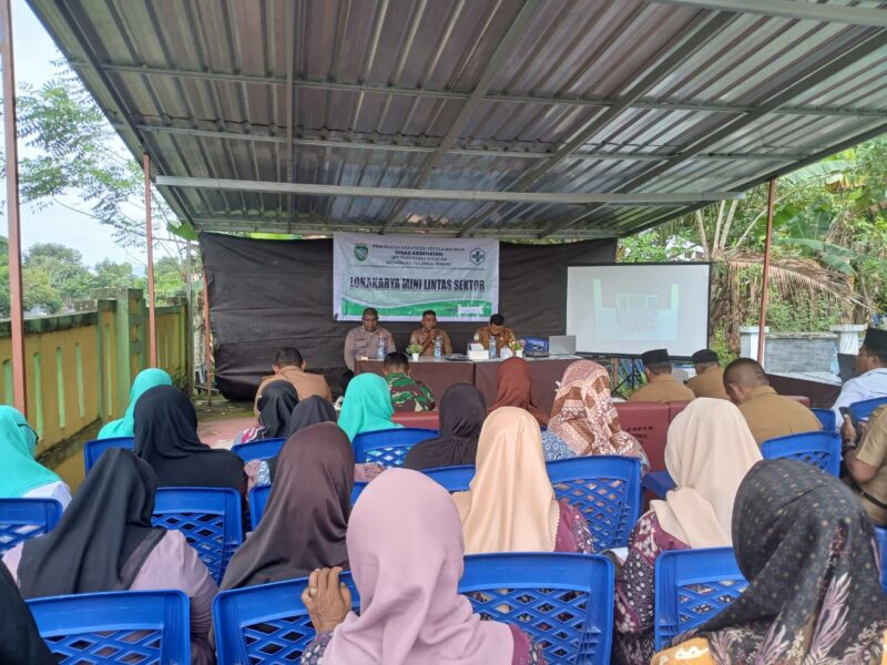 UPT Puskesmas Waiboga menggelar Lokakarya Mini Lintas Sektor. 