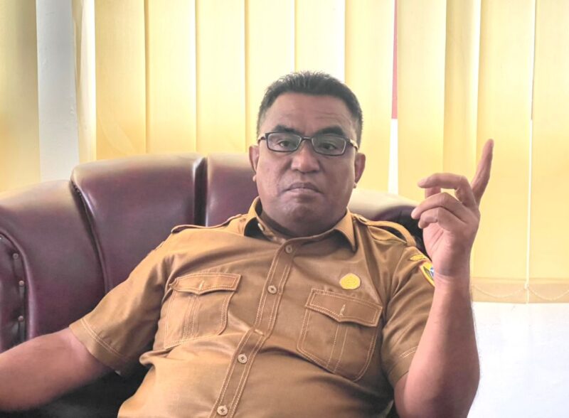 Kepala Dinas PUPR Kota Tidore, Abdul Muis. 