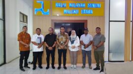 Tim Pemkot Tikep saat melakukan kunjungan ke kantor BWS