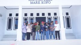 Asisten Sekda Bidang Perekonomian dan Pembangunan, Taher Husain memimpin survei pembentukan dapur MBG di Pulau Mare. 