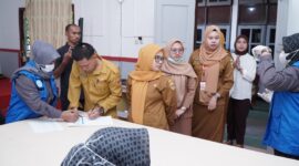 ASN Pemkot Tikep jalani tes urine. 