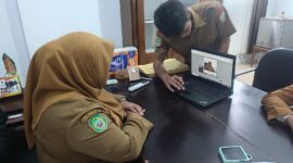 Proses perekaman Tanda Tangan Elektronik (TTE).