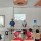 Puluhan siswa SRD 7 Kota Tidore Kepulauan mengikuti paparan materi dari Korwil Pendidikan Kecamatan Oba Utara, Abdullah Salama. 