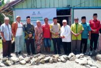 Lokasi pembangunan rumah yang di bangun oleh BAZNAS Kepulauan Sula. 