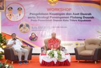 Plh. Direktur Jenderal Bina Keuangan Daerah Kementerian Dalam Negeri, Dr. Horas Maurits Panjaitan, sebagai narasumber utama. Sementara Sekretaris Daerah Kota Tidore Kepulauan, Ismail Dukomalamo, bertindak sebagai moderator.